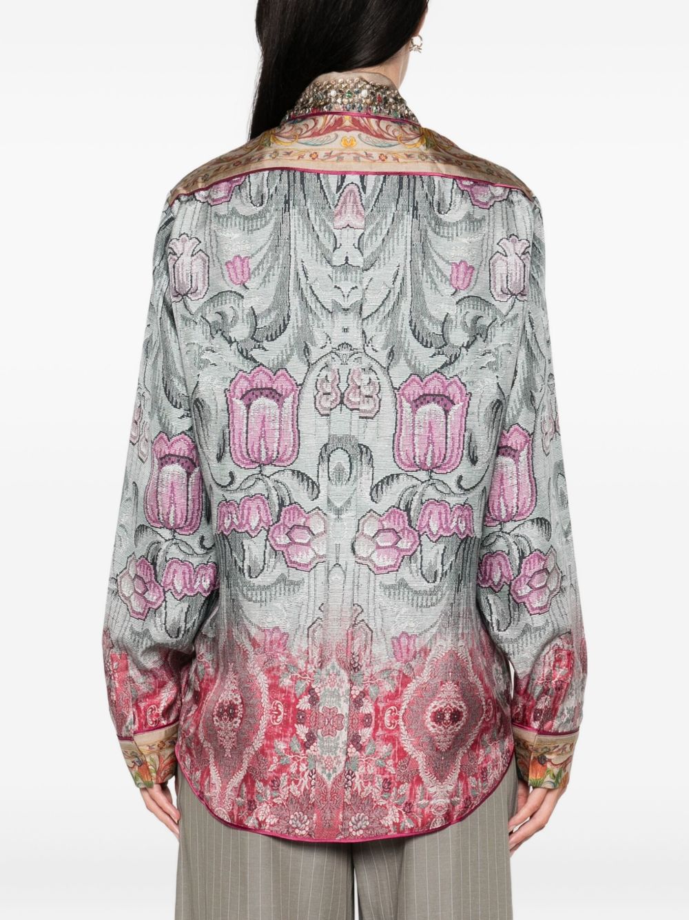 Pierre Louis Mascia Shirts - Blue and green | 35a4c264a2cfeeb4e4a9bf8394a42f4d07e48c02