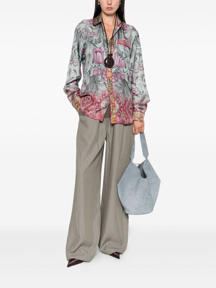 Pierre Louis Mascia Shirts - Blue and green | 835bdf9a33b6718cea4d184e892d3eab2a38a9ea