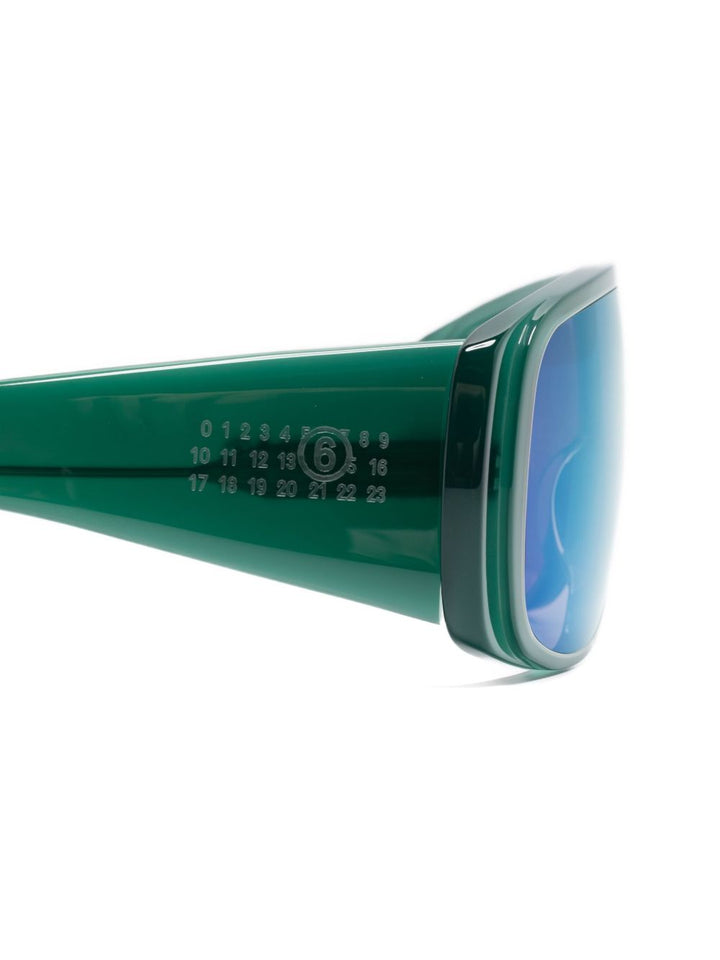 Mm6 Maison Margiela Sunglasses - Blue and green | 0cf87268ee8f1a0aacbffc0847a145da544e0514