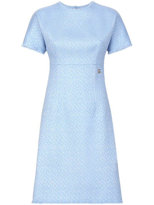 Rachel Tweed Dress With Dg Logo