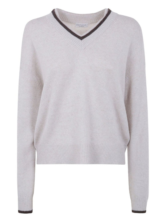 Cashmere V-Necked Sweater