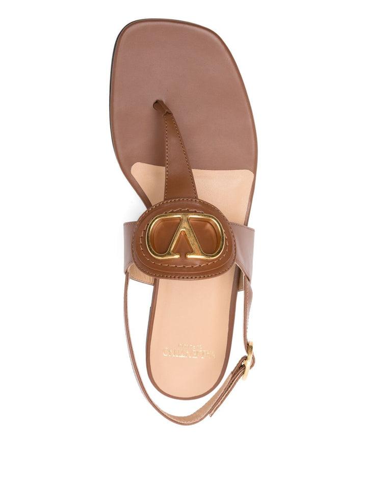 Valentino Garavani Sandals - Brown | 1c85143f46a51deaebecfe89d977f6ad5a7e6916