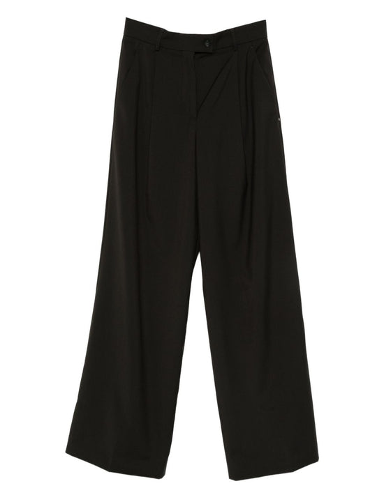 Wool Wide-Leg Trousers