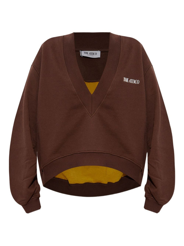 The Attico Sweaters - Brown | e2caeec980f5444105e0e995660e319390e5065a