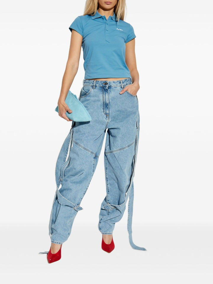 The Attico T-shirts and Polos - Blue and green | 79aaa3ef5f165063bb4f4b9621e9d64733ff1170