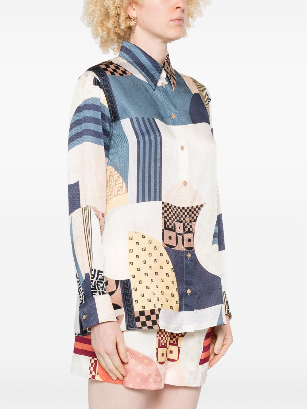 Fendi Shirts - Blue and green | f52ddf704eacc09f5a7d152da845be772e308bd6