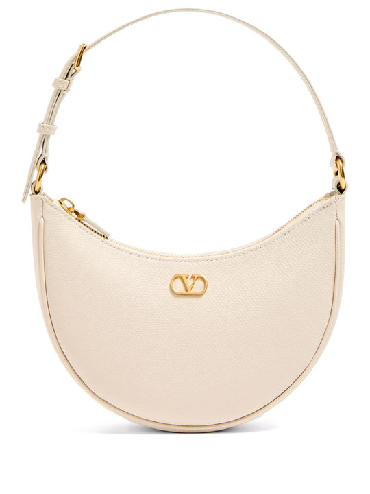 Vlogo Signature Mini Leather Hobo Bag