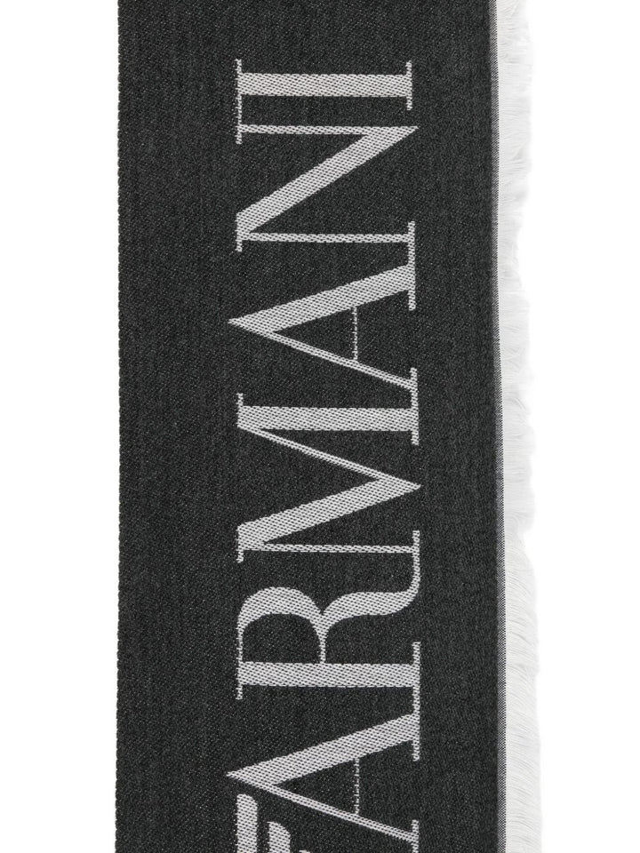 Emporio Armani Scarfs - Blacks and greys | 7a767e6ab82d5e558fe3f90dfe5b5006e3a9a930