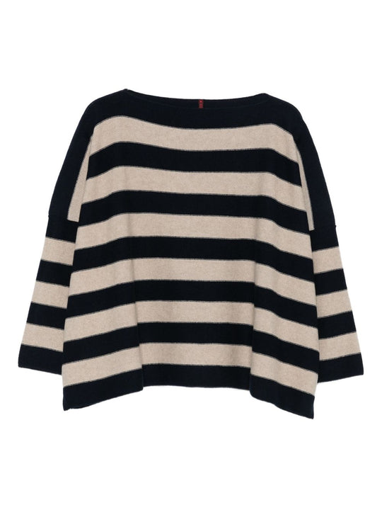 Wool Boat-Neck Sweater