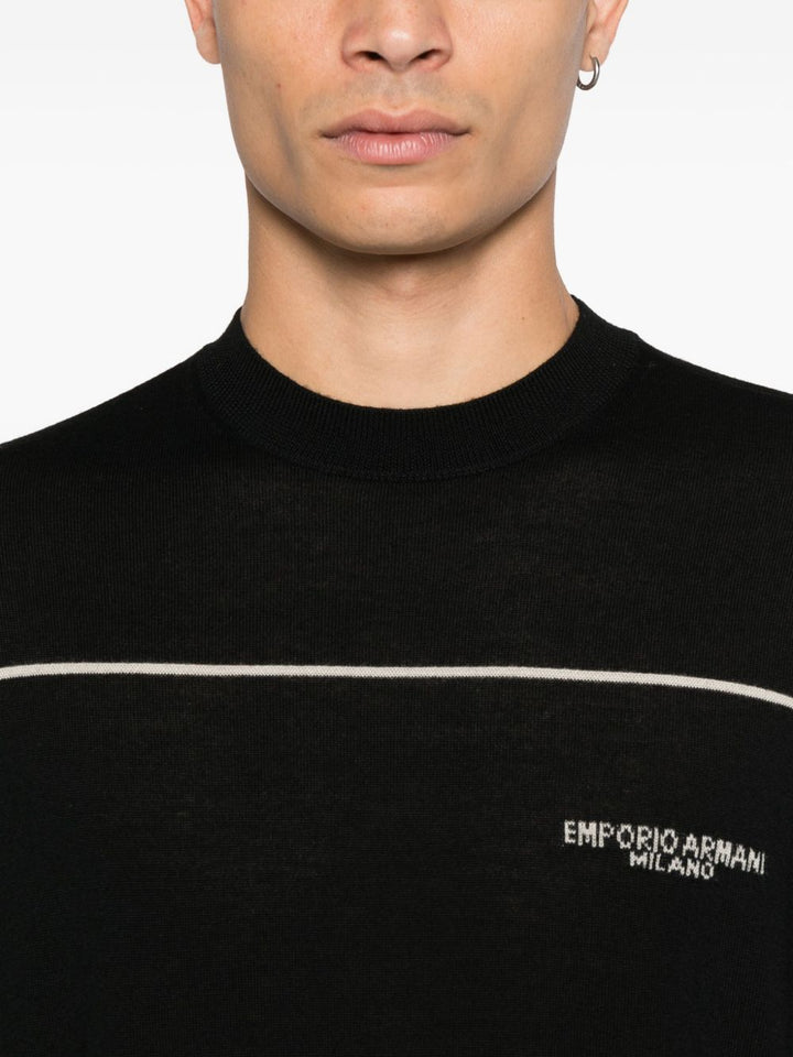 Emporio Armani Sweaters - Blacks and greys | 2c6596b1580637a7967348770f00677b85a2aa26