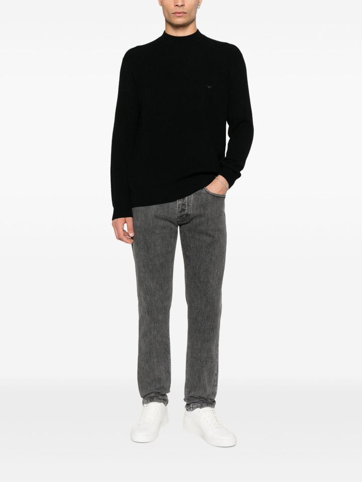 Emporio Armani Sweaters - Blacks and greys | 8765fb20482e5580553eb431d5a4756095d76377