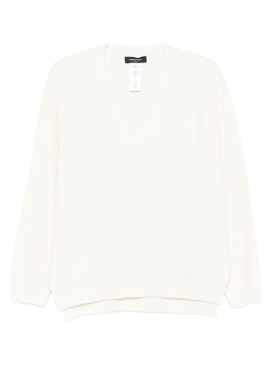 Wool V-Necked Jumper