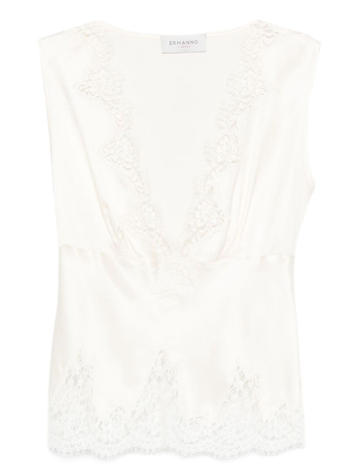 Ermanno Firenze Top - Light and natural | e258dd68f780fc61798755ae0d99f604de549157