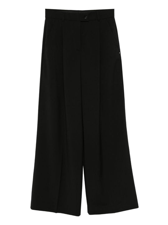 Wool Wide-Leg Trousers