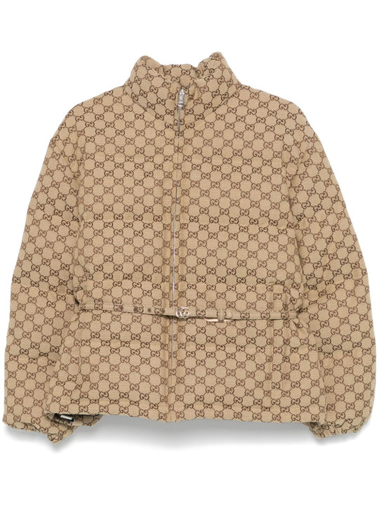 Gg Canvas Down Jacket
