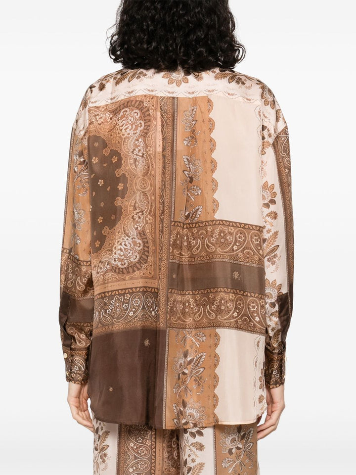 Zimmermann Shirts - Brown | 15498a4d263f06b81c8c3f4b70be44f65be02de6