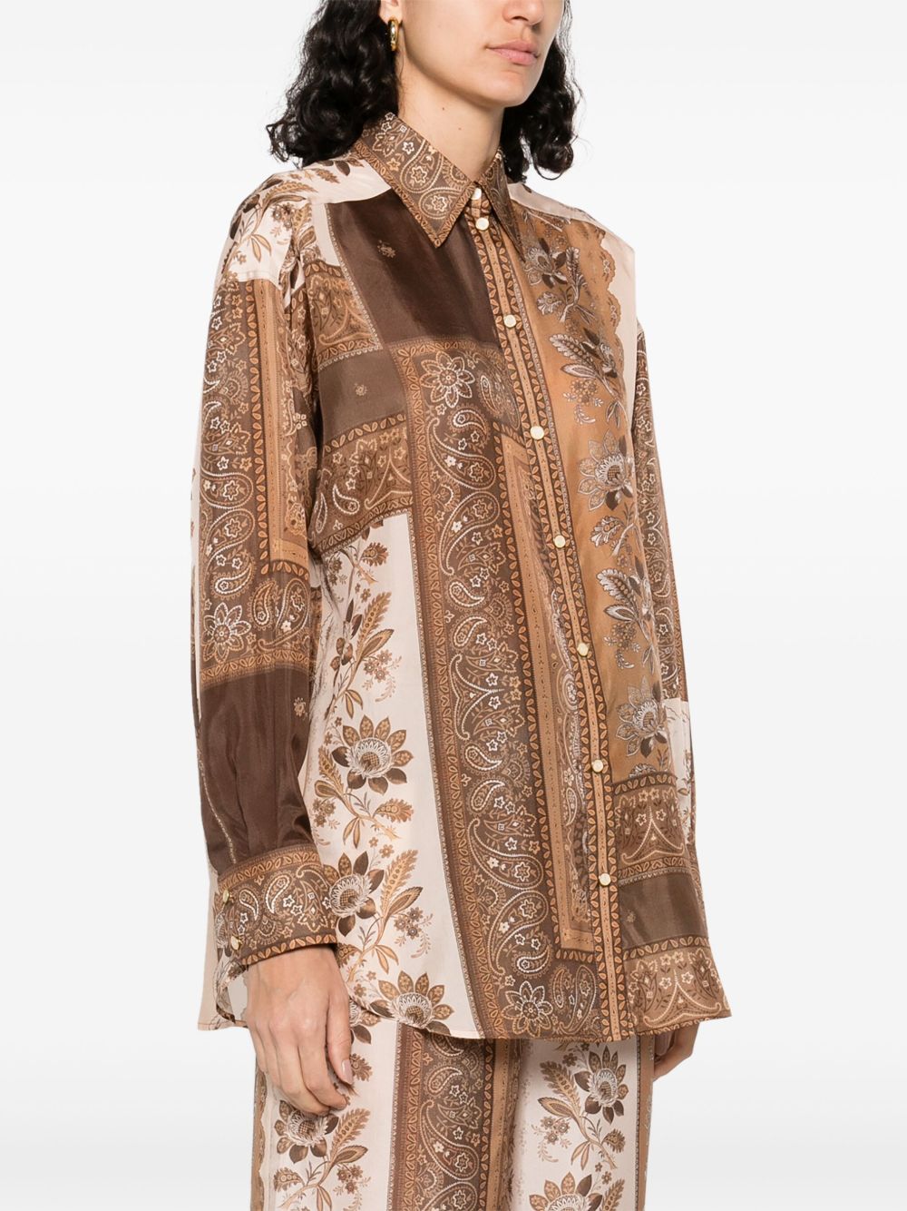 Zimmermann Shirts - Brown | 3356002dfbe60a078f4dacbc13ecb5e5646ed2ad