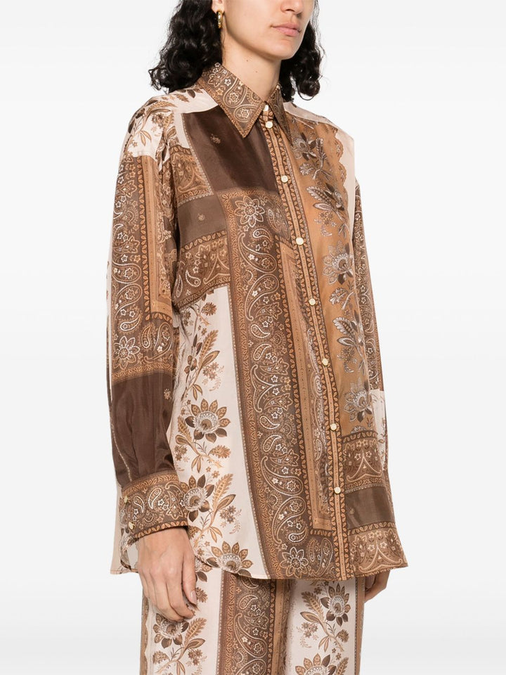 Zimmermann Shirts - Brown | 3356002dfbe60a078f4dacbc13ecb5e5646ed2ad