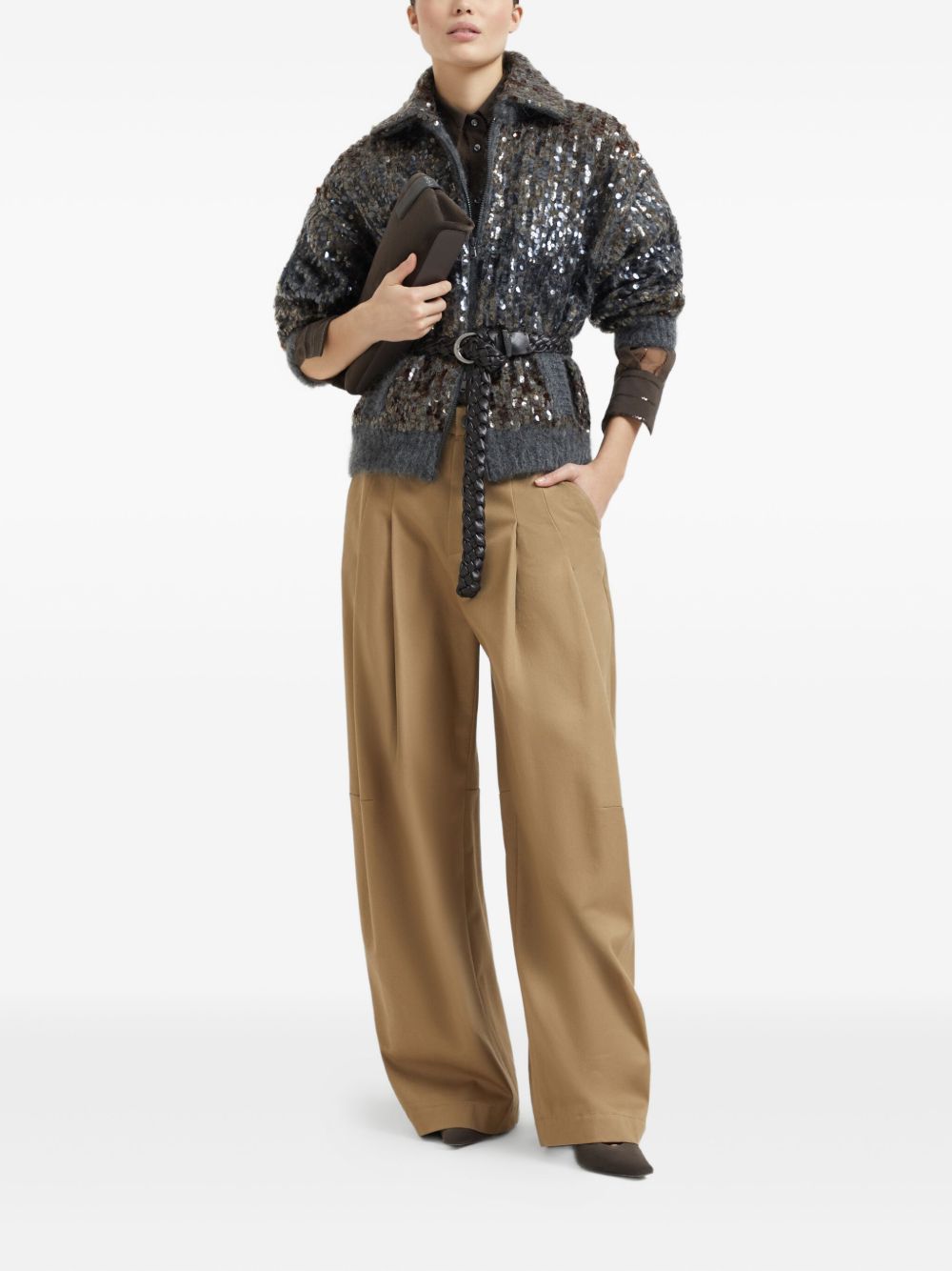 Brunello Cucinelli Shirts - Brown | 8f24a3ed327a758d7c533b07a3ee4986724329e0