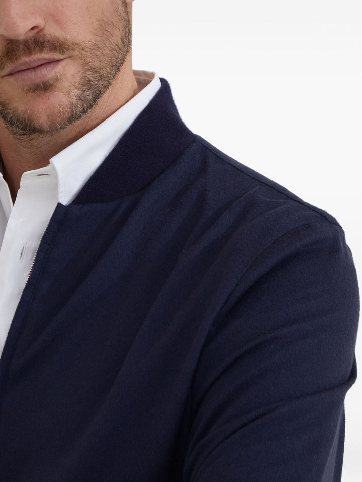 Brunello Cucinelli Coats - Blue and green | 60e23ed6ca29ef9e0b0db9e8836e5c5a1f716578