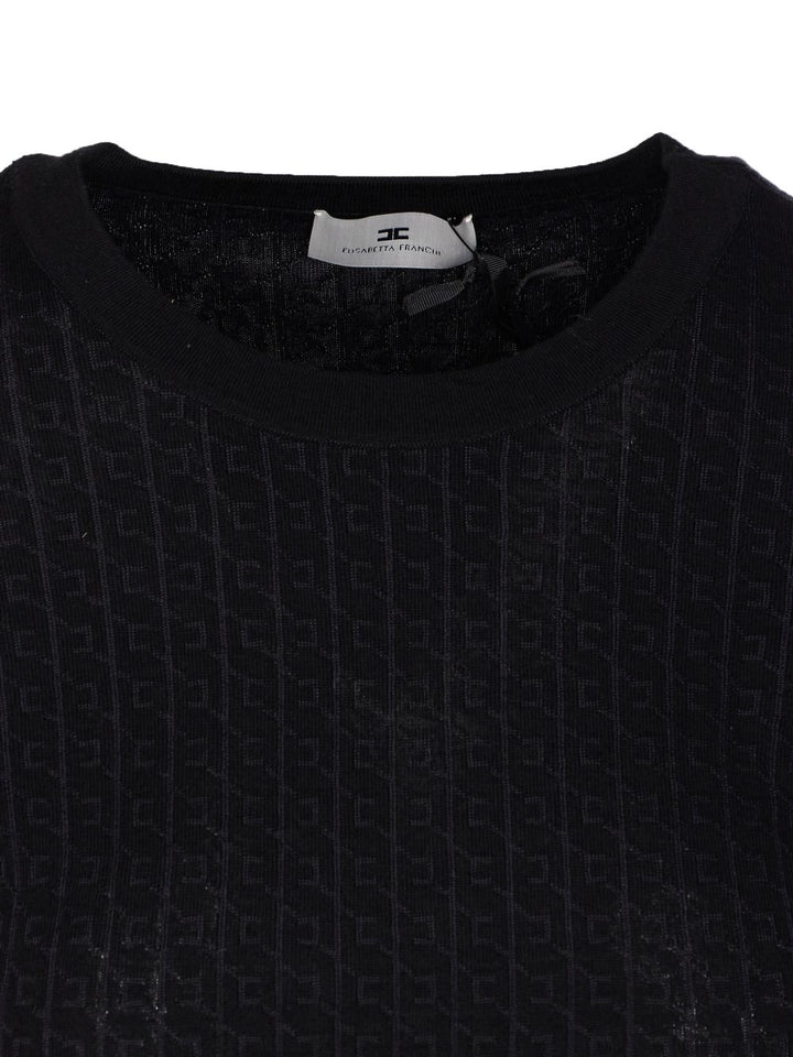 Elisabetta Franchi Sweaters - Blacks and greys | b2f031484c27249f4f31b2e7ba97de783a8ff596