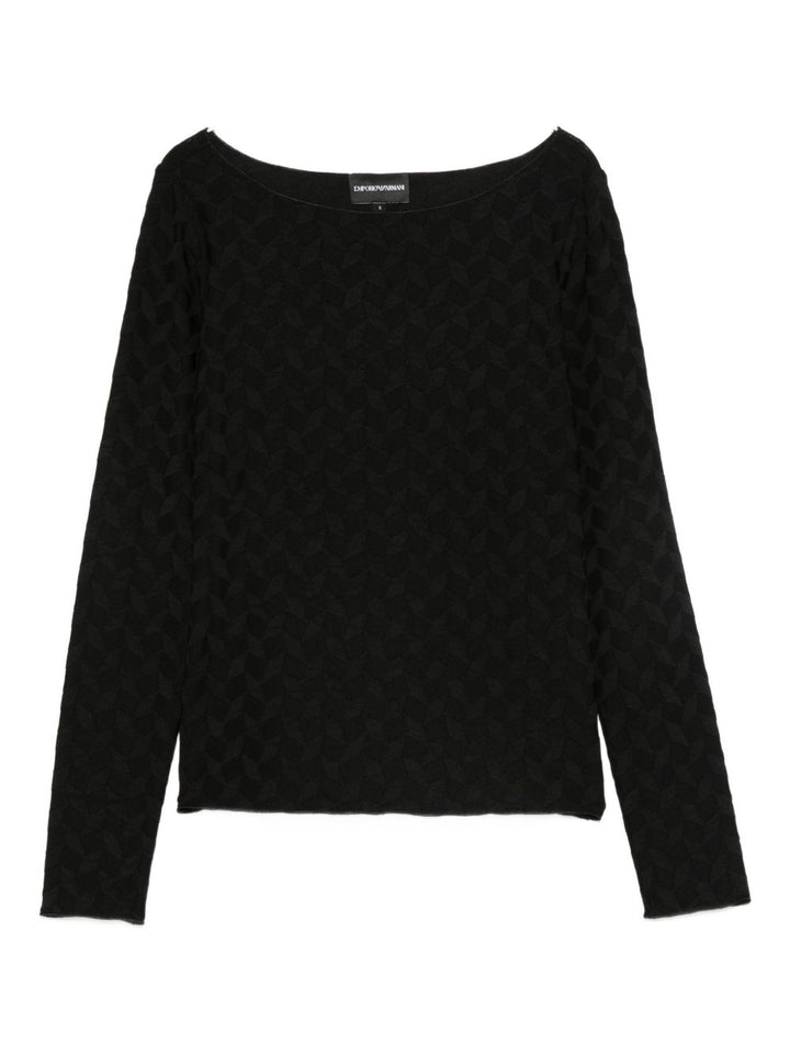 Emporio Armani Sweaters - Blacks and greys | 1f3e042f130dc2673d2c3272142f954674448945