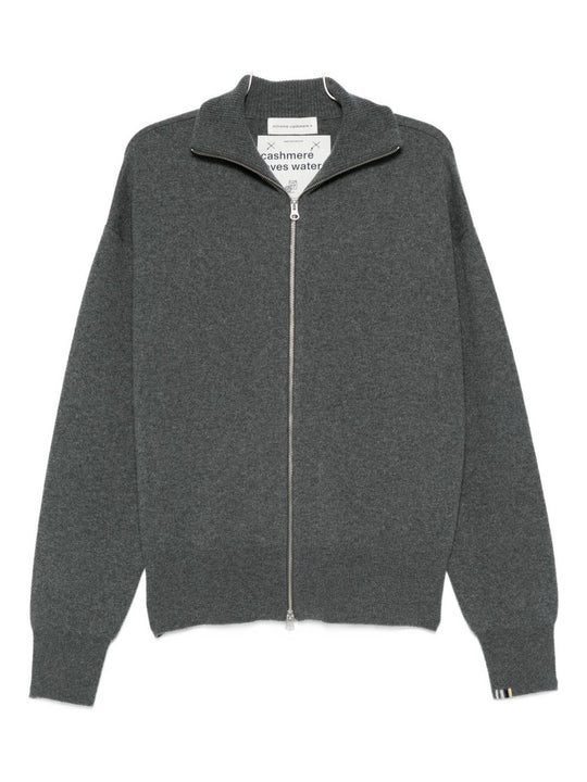Cashmere Zipped Cardigan