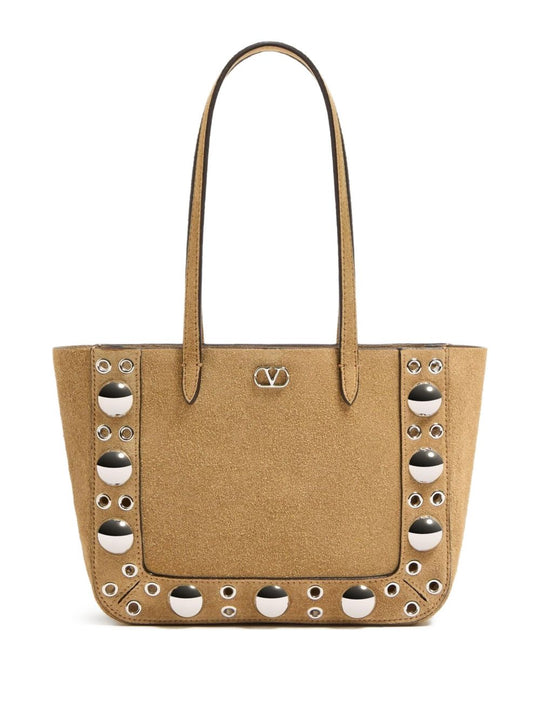 Nellcote Mini Suede Leather Tote Bag