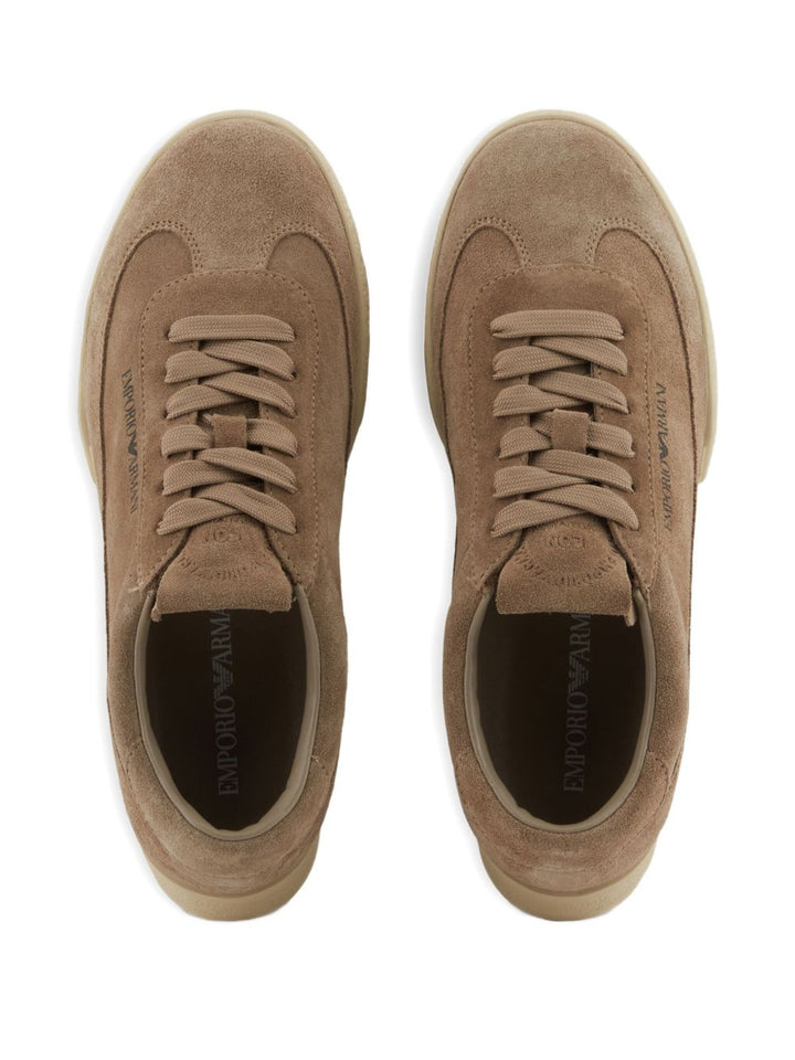 Emporio Armani Capsule Sneakers - Brown | 19166bdceed2ac14d7a53822b75470819dcfa8ba