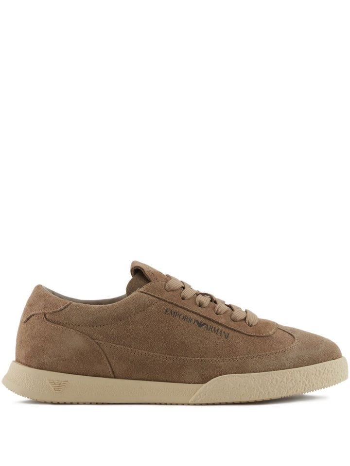 Emporio Armani Capsule Sneakers - Brown | 88c98a17896f6f0c65174d29b271d5e34f16521f