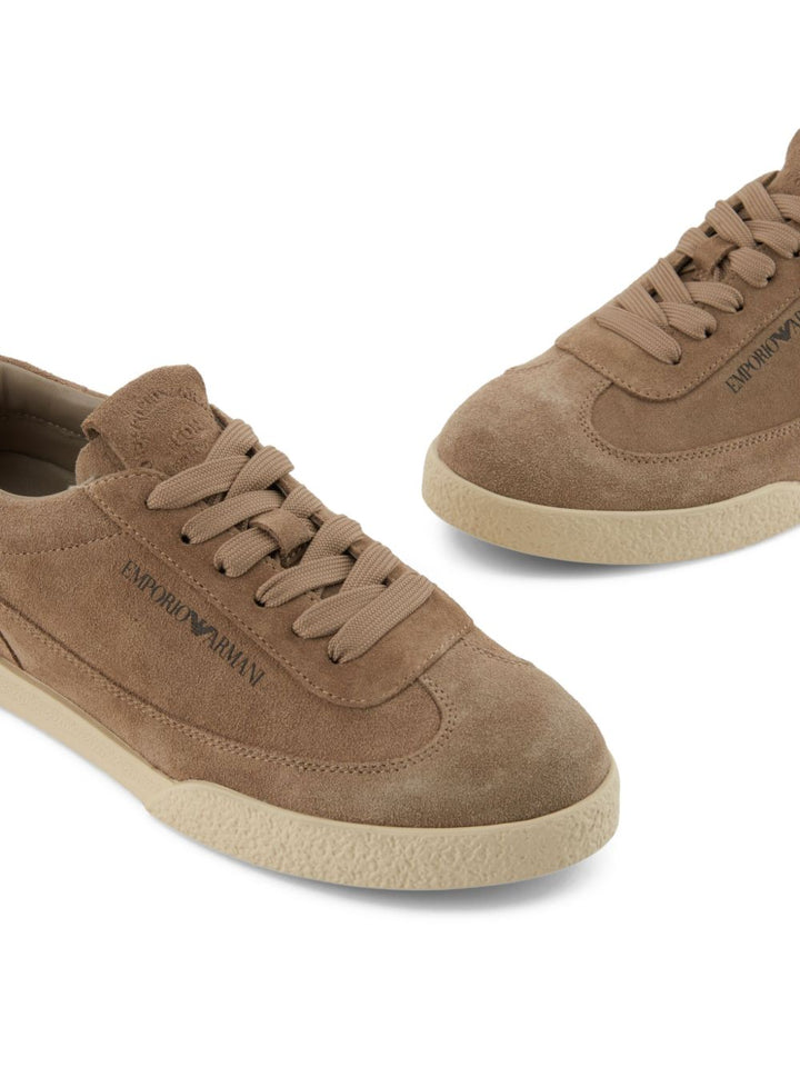 Emporio Armani Capsule Sneakers - Brown | ba17ac6d5989cc1f9ceb63b0a8e8360172d37a1a