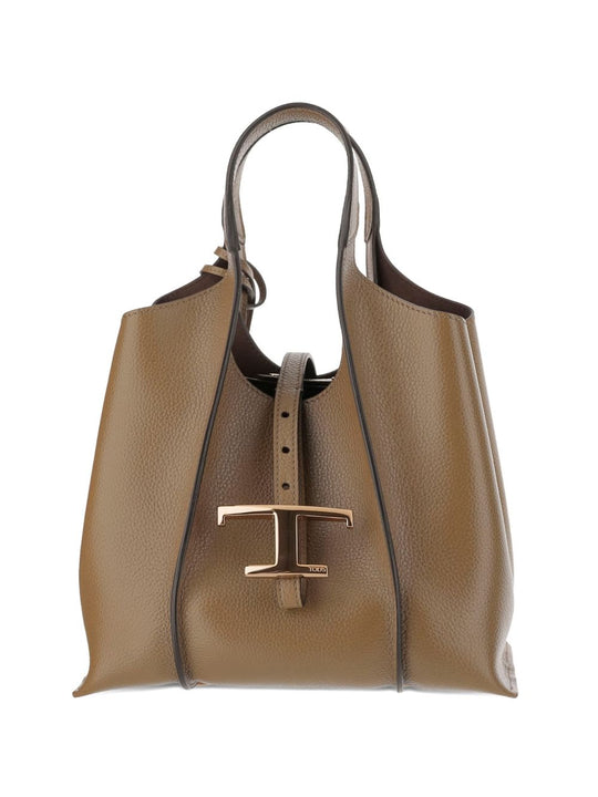 Mini Leather Shopping Bag