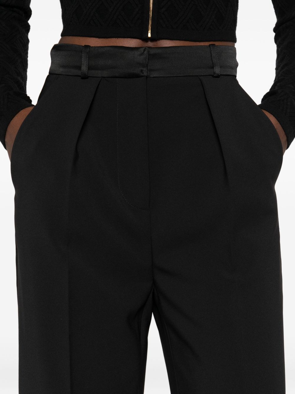 Elisabetta Franchi Trousers - Blacks and greys | b934c962fefa2555d0180192ea9cf14bc84c4726