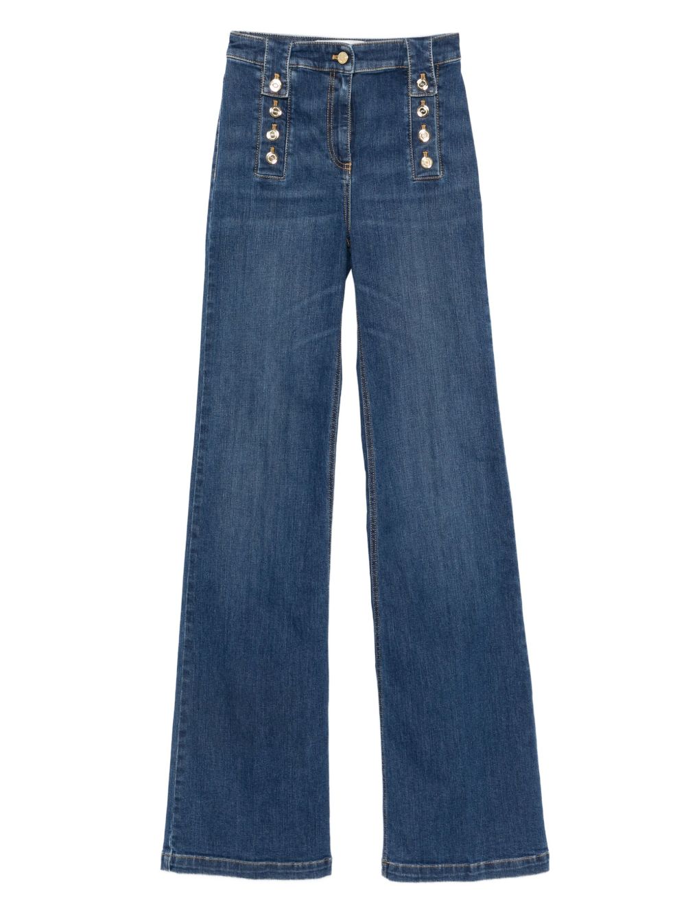 Elisabetta Franchi Jeans - Blue and green | d36229045c4eb72b2101bd312d6e2adbef0154ad