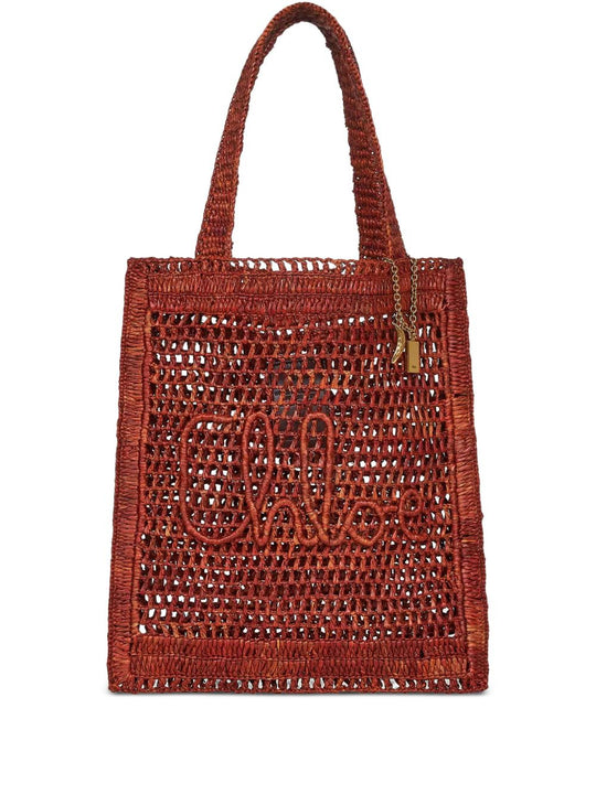 Summer Banana Rafia Tote