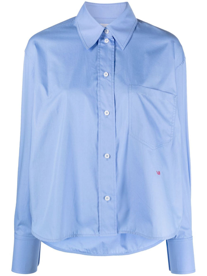 Victoria Beckham Shirts - Blue and green | 29b0fcfd7e69d15adae289b50b00088ceed37b87