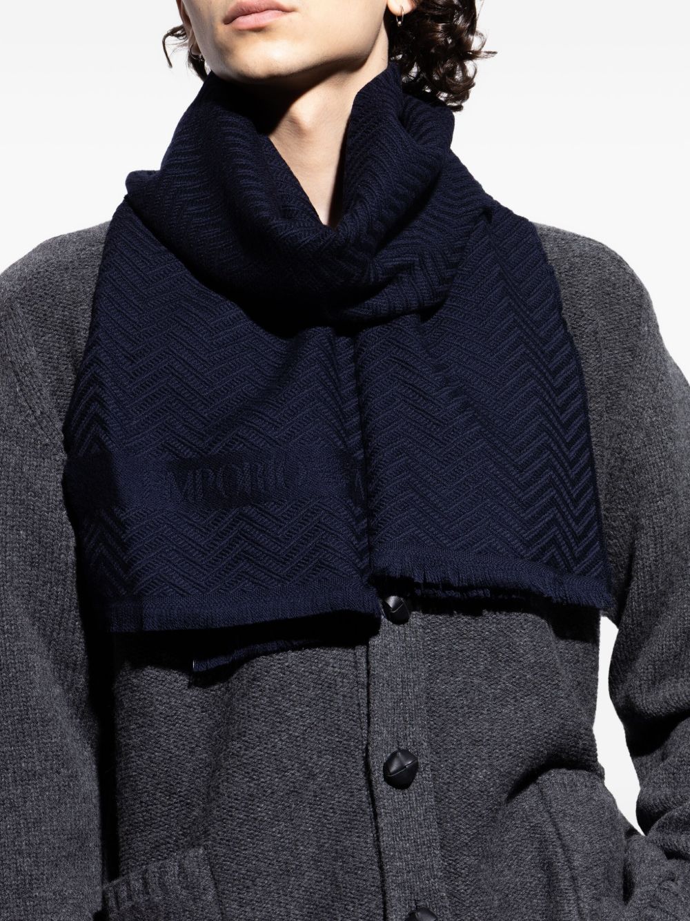 Emporio Armani Scarfs - Blue and green | 04b752f446673c81693fe4c1798359568c6190bb