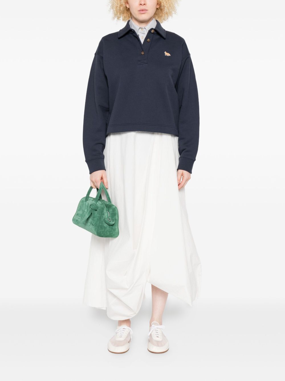 Maison Kitsune' T-shirts and Polos - Blue and green | 3ab840e12ac313bf45b04ac0b84c0e4389cdfaf8