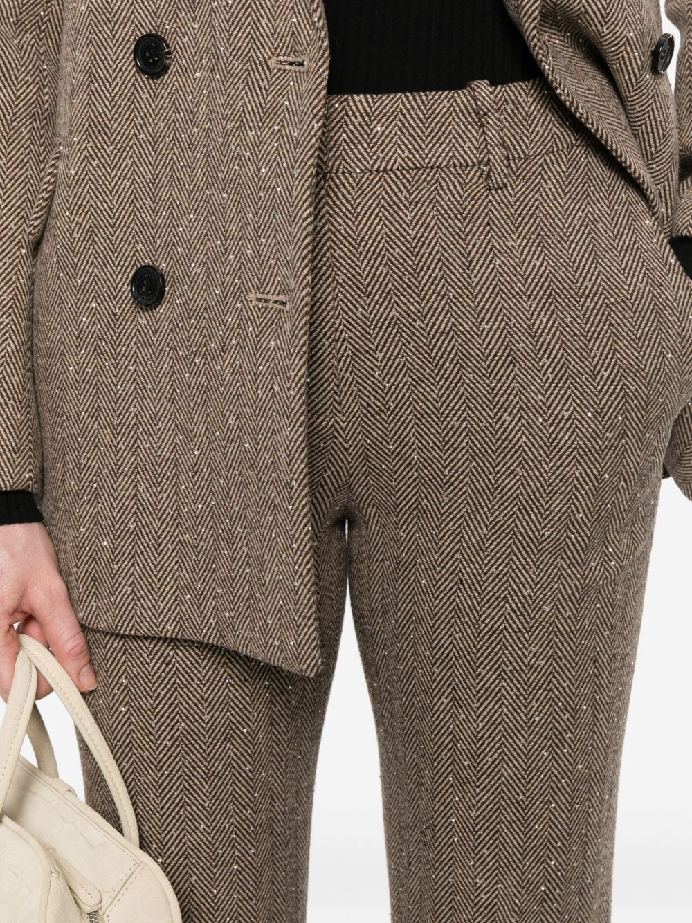 Ermanno Firenze Trousers - Brown | a7a58228ffedab5221f35e83496371e1360251f7