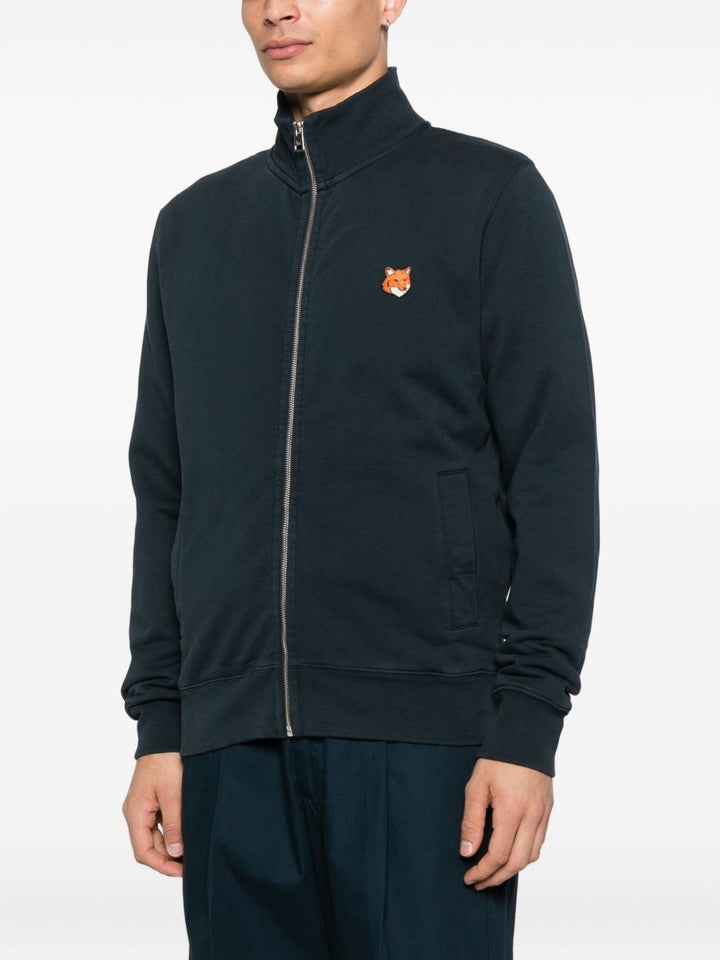 Maison Kitsune' Sweaters - Blue and green | f90776e0d0f6295ef068d71ac9d839dfa227a7c6