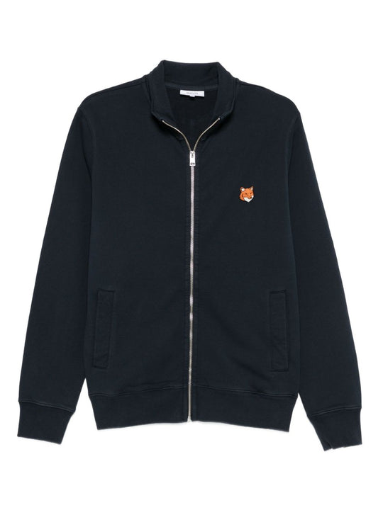 Fox Head Cotton Zipped Sweatshirt