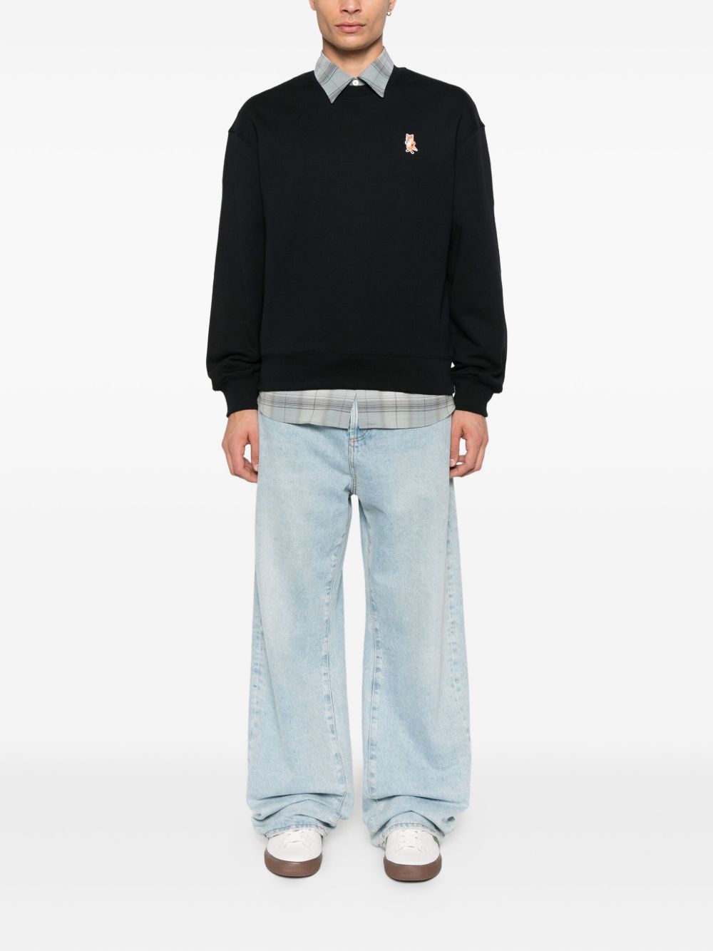 Maison Kitsune' Sweaters - Blacks and greys | 257bdcb086c7b0d07499cd40111ee6599fd7197f