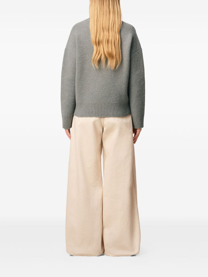 Ami Paris Sweaters - Blacks and greys | 05a0bfad03cdf79662ea8b990da7fc34fc158ef5