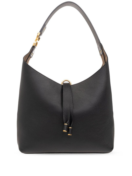 Marcie Small Leather Hobo Bag