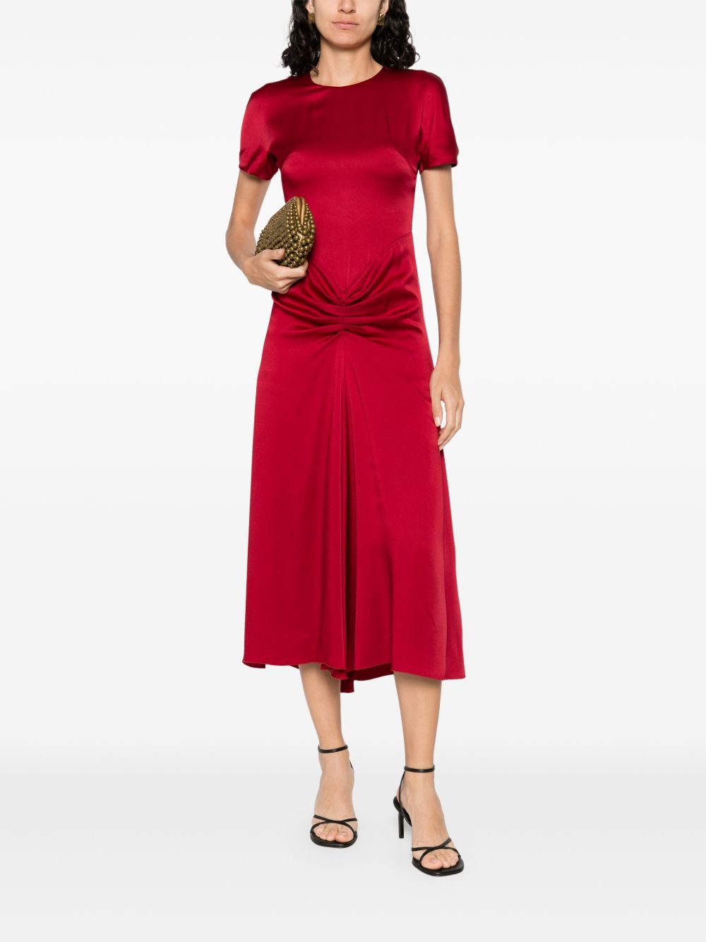 Victoria Beckham Midi Dress - Red Victoria Beckham Midi Dress - Red