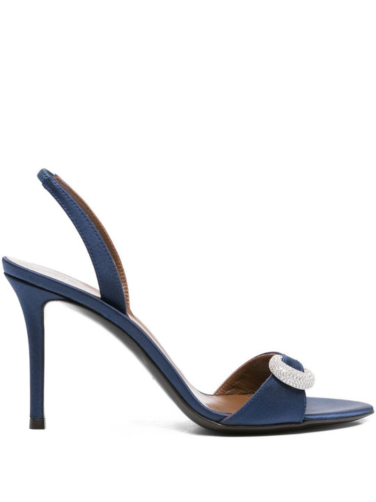Clandestino Satin Heel Sandals