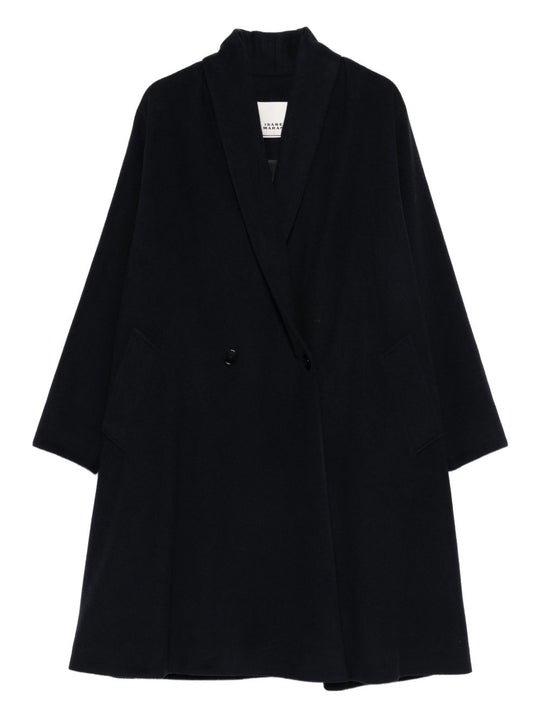 Elise Wool Double-Breasted Coat