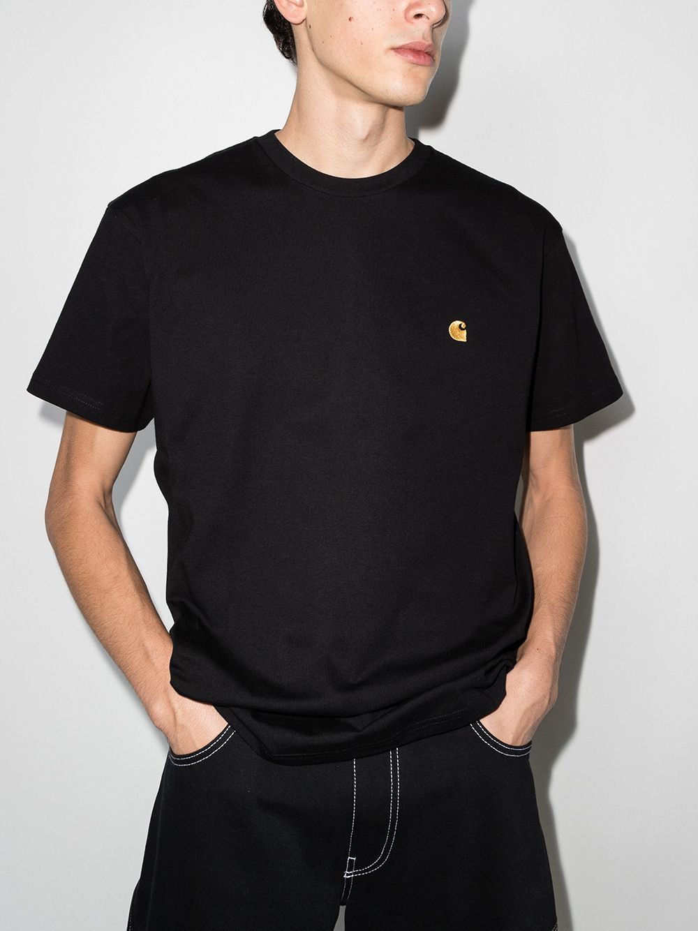 Carhartt Wip Main T-shirts and Polos - Blacks and greys | a222171fa90332fcba21503b7b320e382f0fbbef