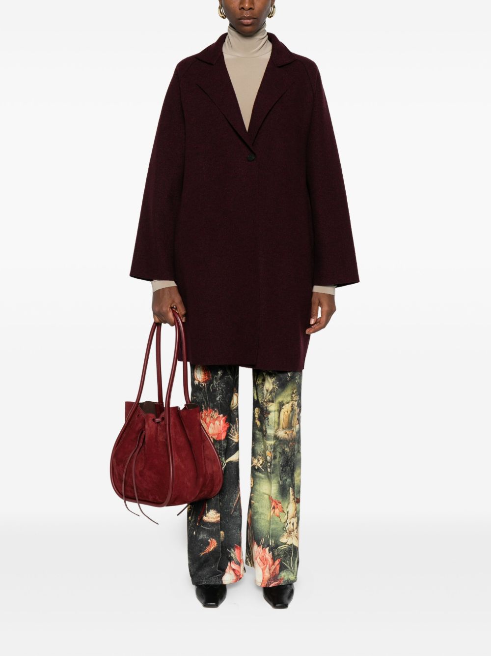 Harris Wharf London Coats - Brown | d2f4dd7de30c0a6963020b31a3a248566a919f83