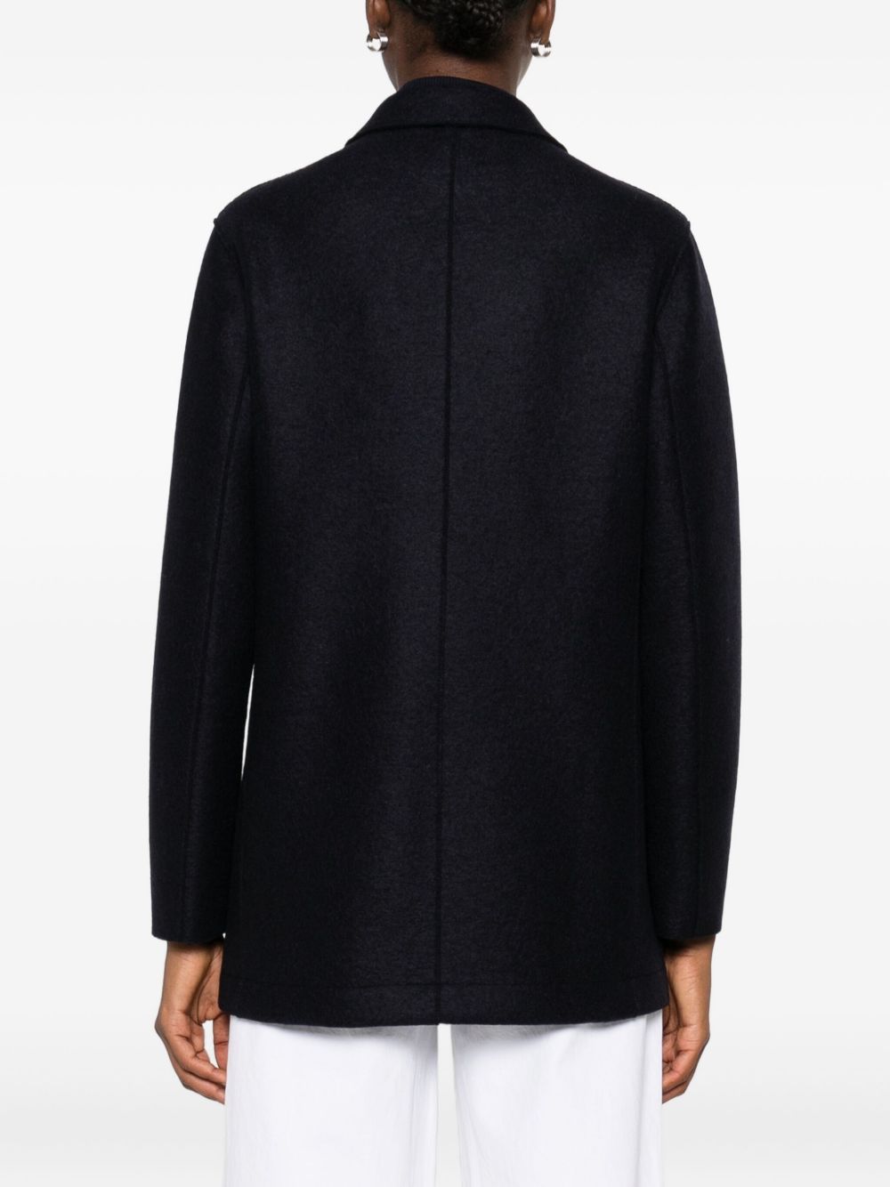 Harris Wharf London Coats - Blue and green | caf91b719a03668fca204f815eb9d53a0f296dfc